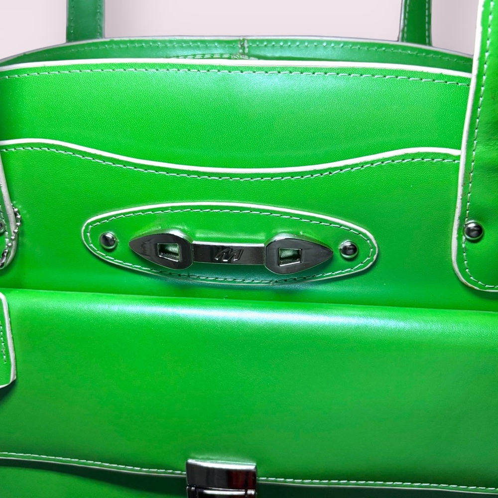 McKlein USA Wenonah 15.4" Leather Ladies' Laptop Briefcase - Picture 7 of 11